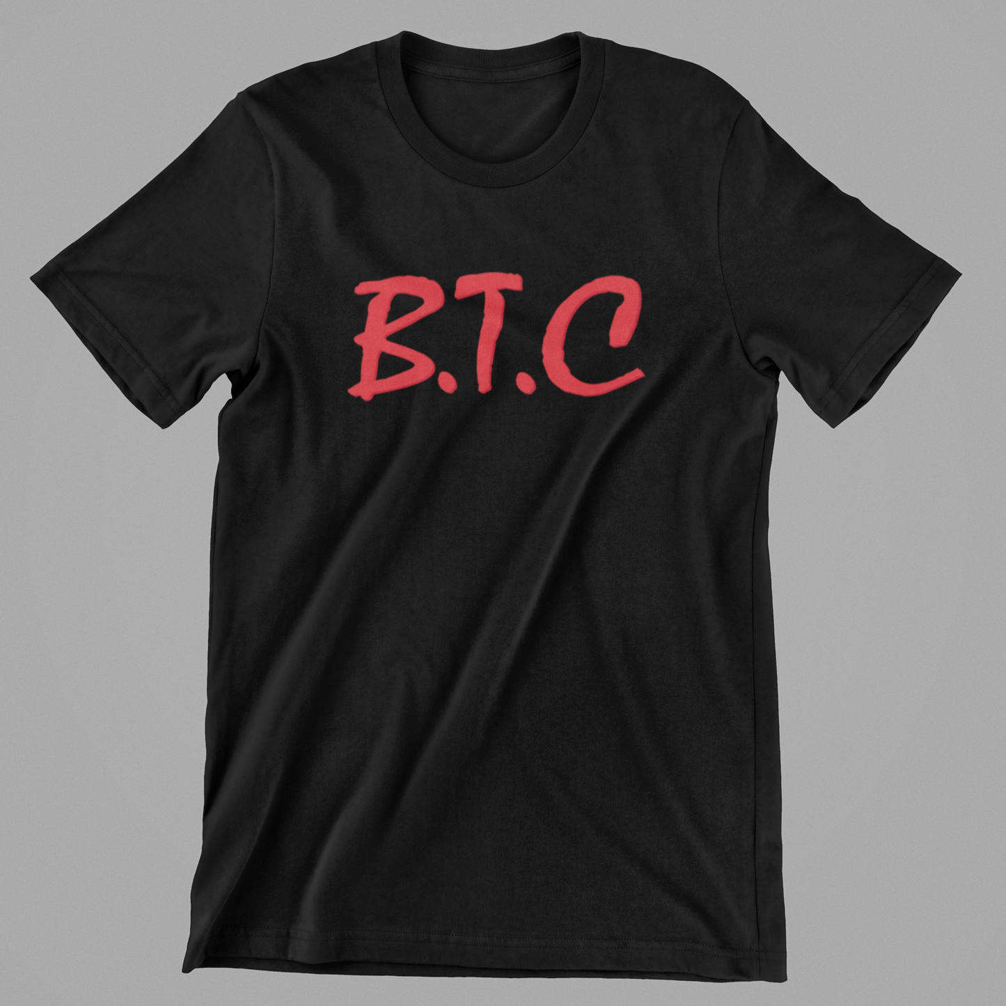 Crypto life - B.T.C Straight Outta Bitcoin T-Shirt